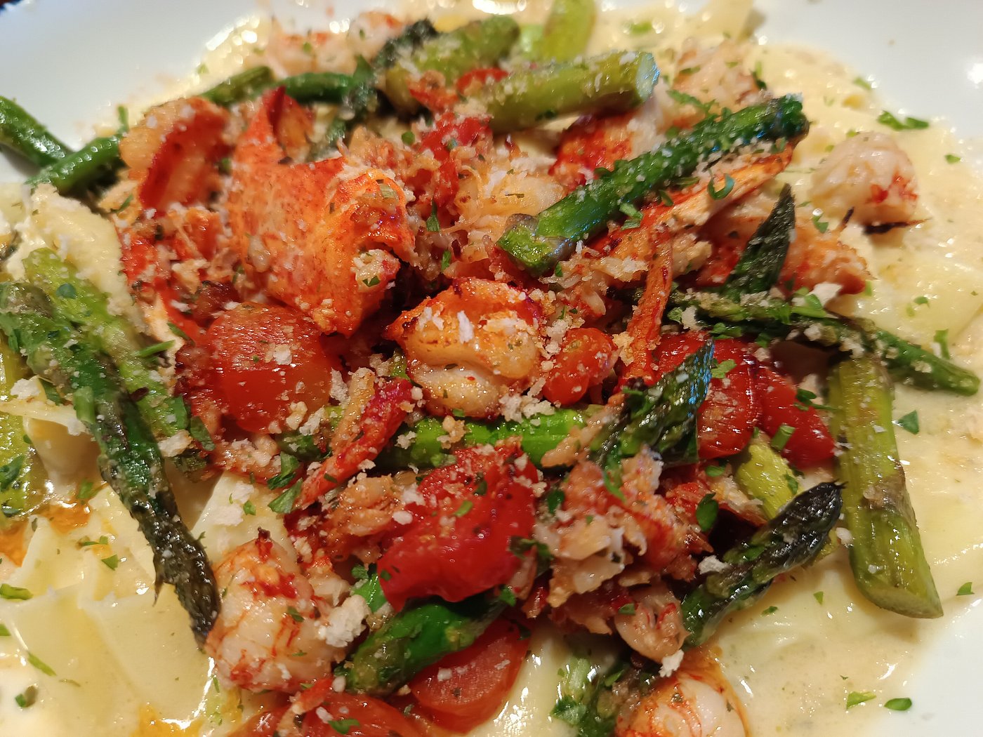 St Kitts lobster pappardelle pasta, Where to eat in ST Kitts